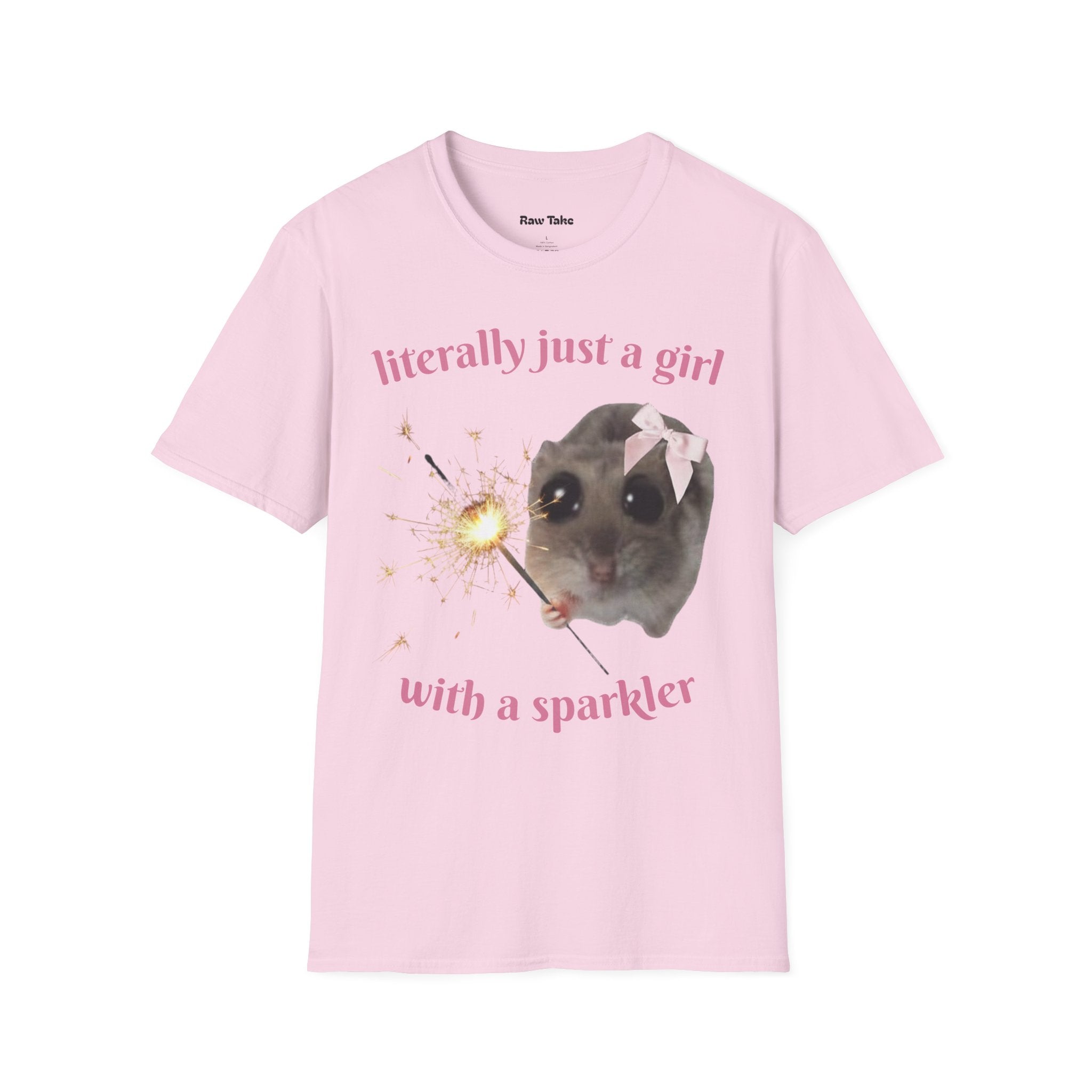 Literally Just a Girl (With a Sparkler) Tee