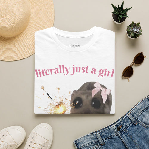 Literally Just a Girl (With a Sparkler) Tee