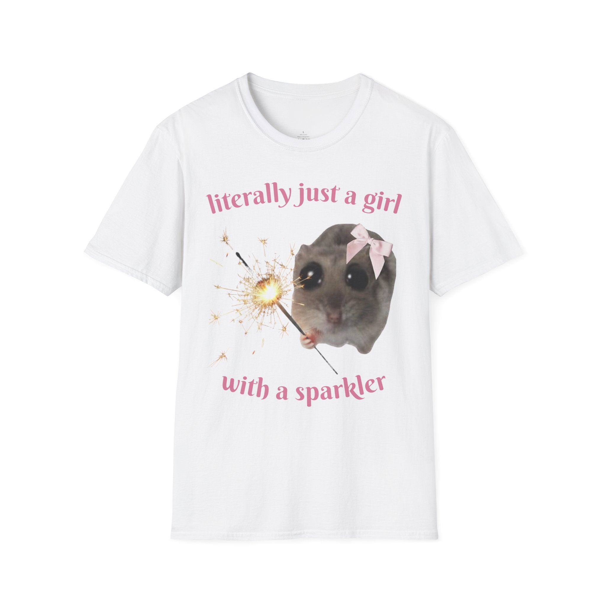Literally Just a Girl (With a Sparkler) Tee