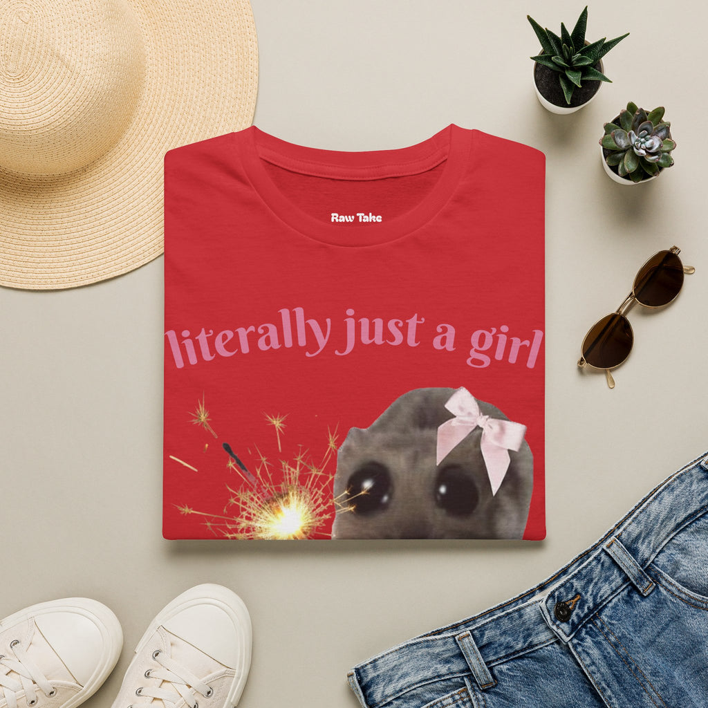 Literally Just a Girl (With a Sparkler) Tee