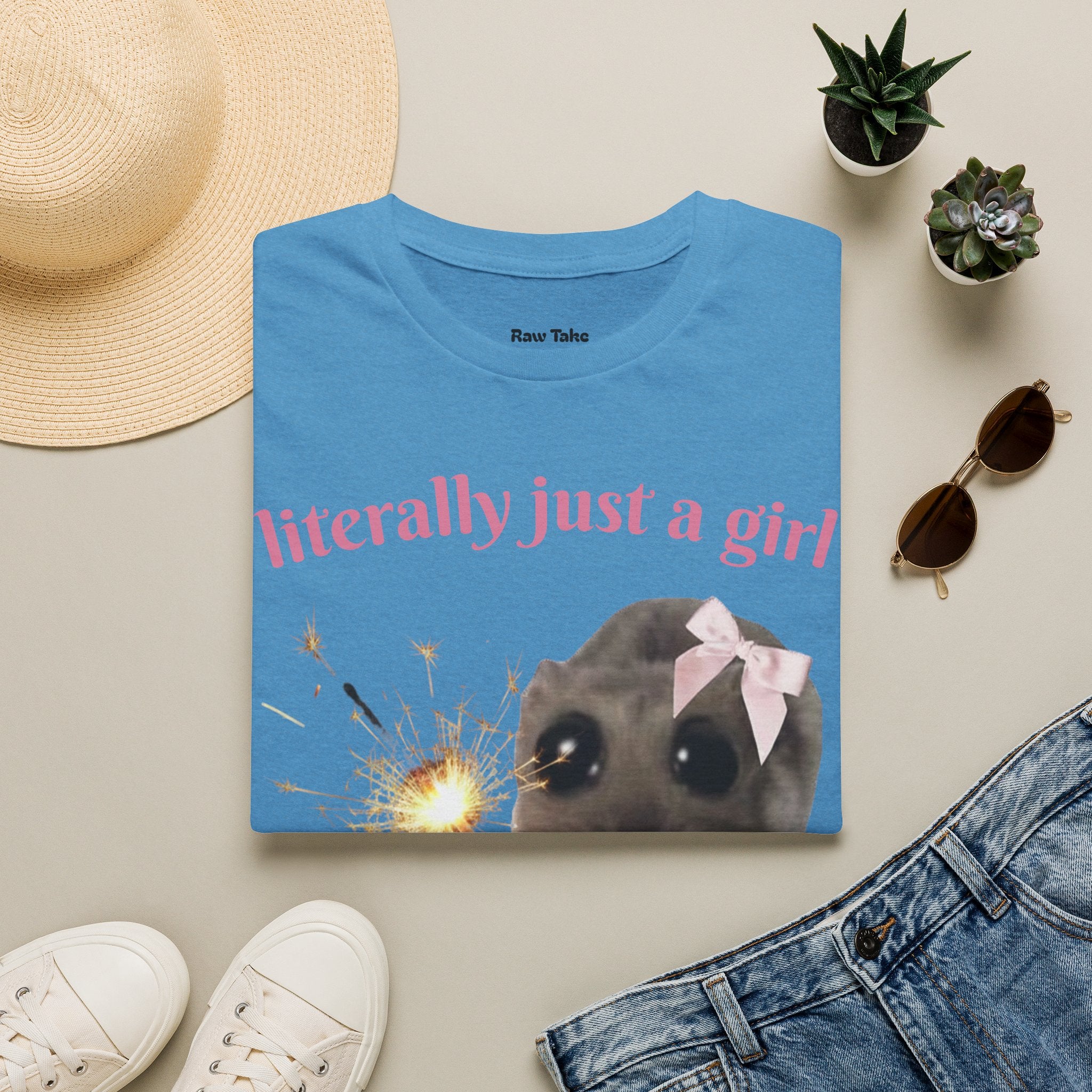 Literally Just a Girl (With a Sparkler) Tee