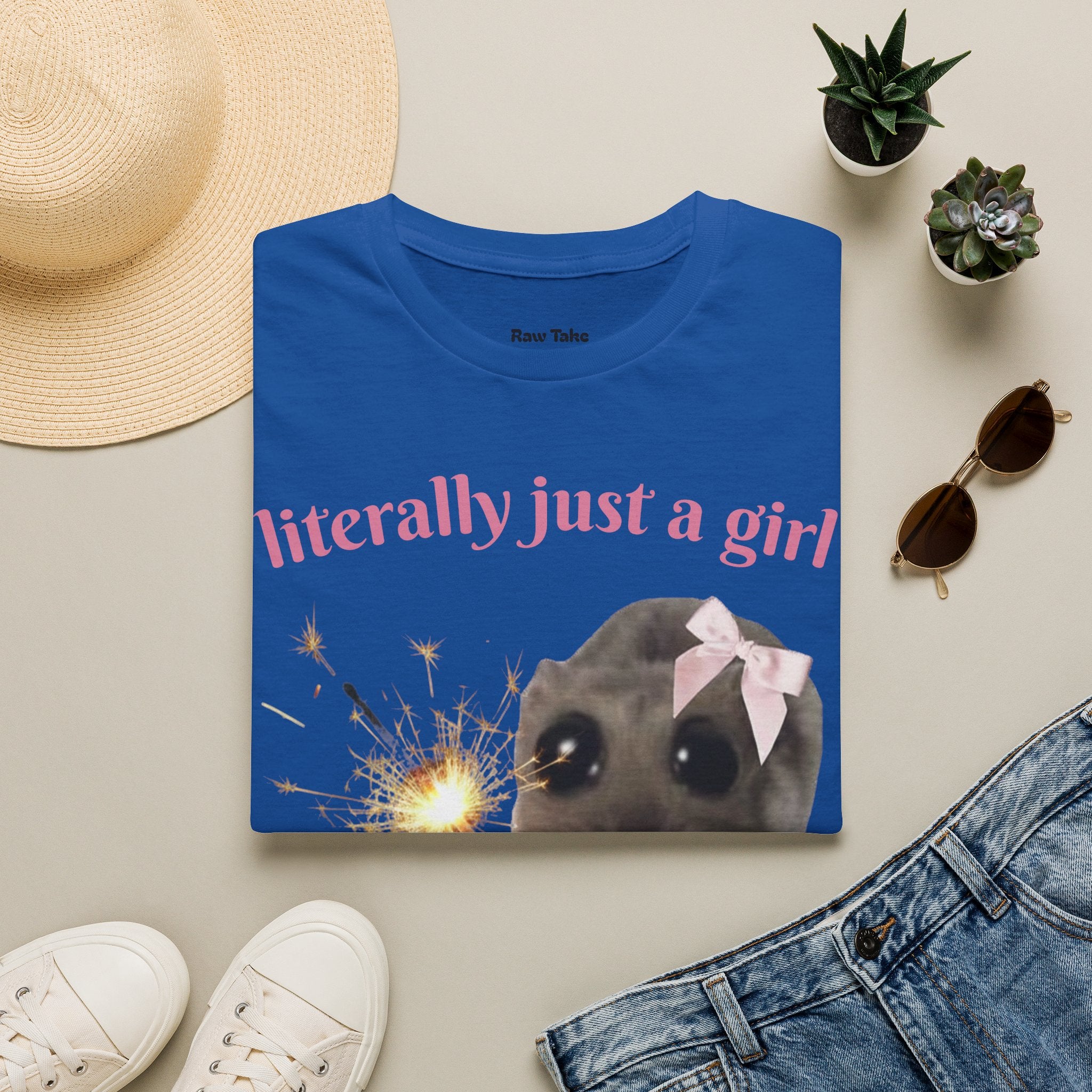 Literally Just a Girl (With a Sparkler) Tee