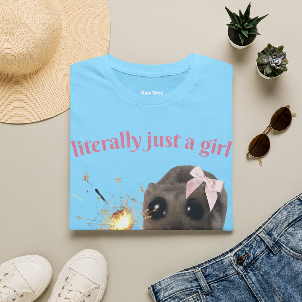 Literally Just a Girl (With a Sparkler) Tee
